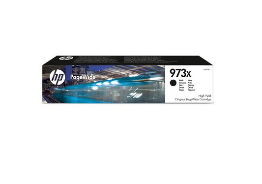 HP 973X Schwarz Original PageWide Druckerpatrone mit hoher Reichweite