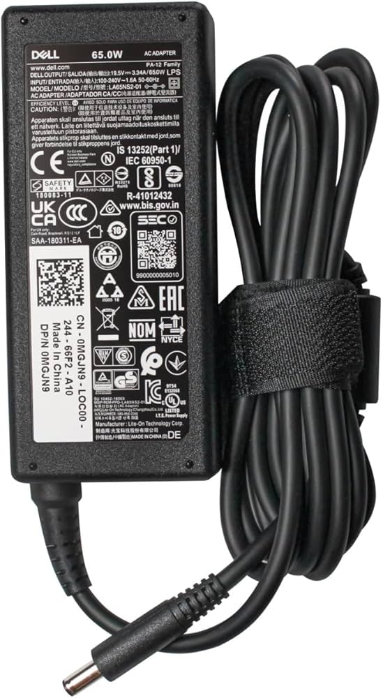 Original Dell Netzteil 65 W (HA65NS5-00) (4,5 mm x 3,0 mm Pin)
