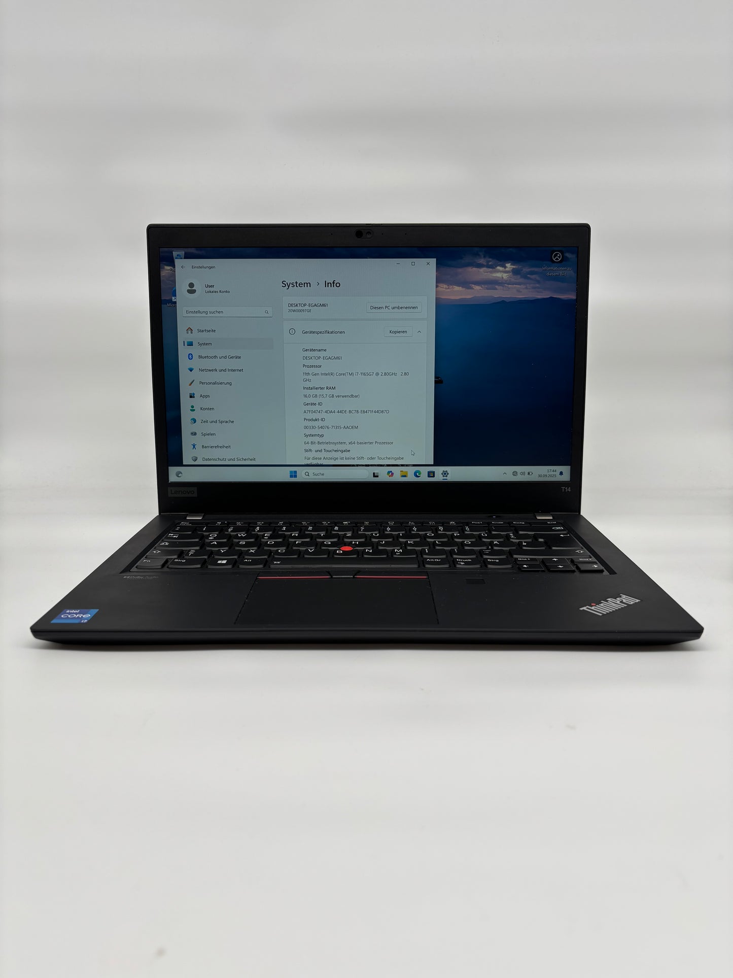 Lenovo ThinkPad T14 Gen 2 | i7-1165G7 | 16GB RAM | 500GB SSD